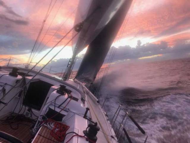 Third day at sea in the RORC Transatlantic Race to Grenada - photo from on board Friedrich Boehnert's Xp-50 Lunatix