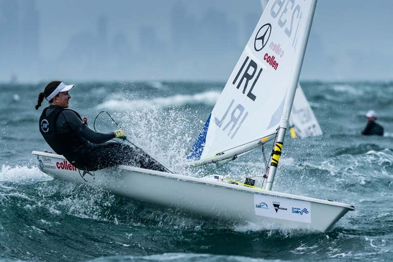Olympic silver medallist Annalise Murphy (National Yacht Club) fresh took a silver medal at Sail Melbourne in January