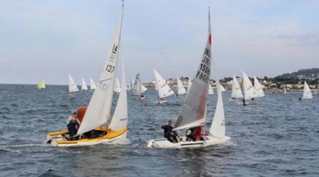Dublin Bay dinghies will have their final fling of 2018 tomorrow afternoon, Saturday 29 September