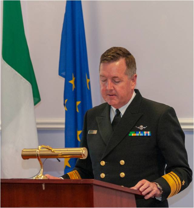 File photo of the Defence Forces chief of staff Vice Admiral Mark Mellett