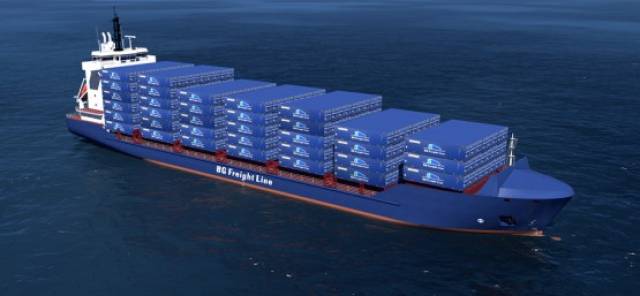 Afloat has identified the names to be given of the new quartet of 'Ireland' Max 1,003 TEU capacity containerships currently under construction in China. BG Emerald is among the ships to be delivered in 2018 