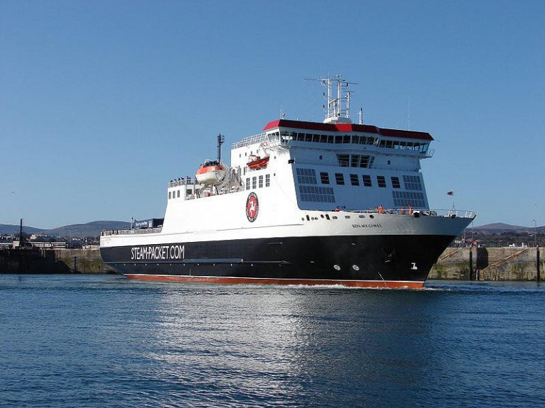Isle of Man Steam Packet introduce more regular sailings served by the Manx operator's main ferry Ben-My-Chree seen in Douglas Harbour