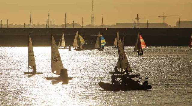 Light winds for tonight's DBSC dinghy racing inside Dun Laoghaire Harbour