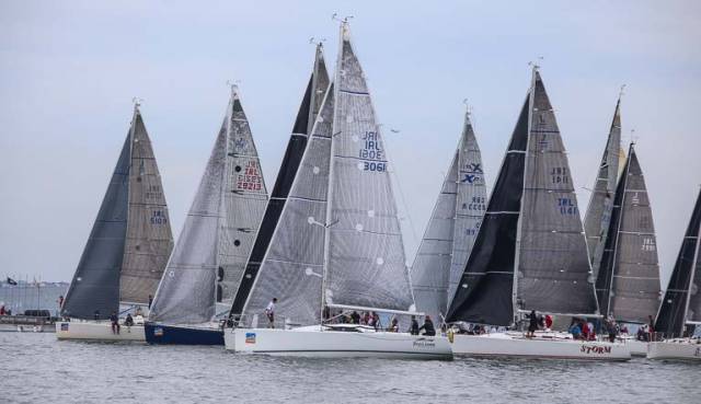 Light air acing at last year's ICRA Nationals at Howth Yacht Club