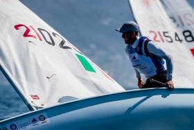 Finn Lynch is sixth overall at the World Cup in Genoa