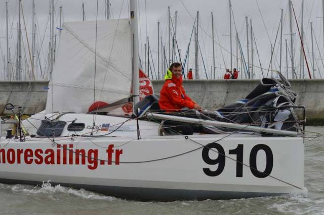 One of the pre-race favourites after a strong 2017 season, Dolan led the fleet out of La Rochelle, France, until realising he had made a course error and had to turn back.