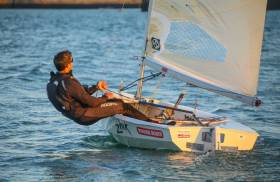 The breeze was back yesterday for the DMYC Frostbites and another fleet of 26 boats, including Shane McCarthy&#039;s Solo made the effort to get out