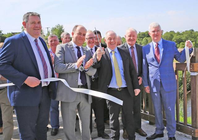 Cutting the ribbon on Phase 3 of the Shannon Blueway