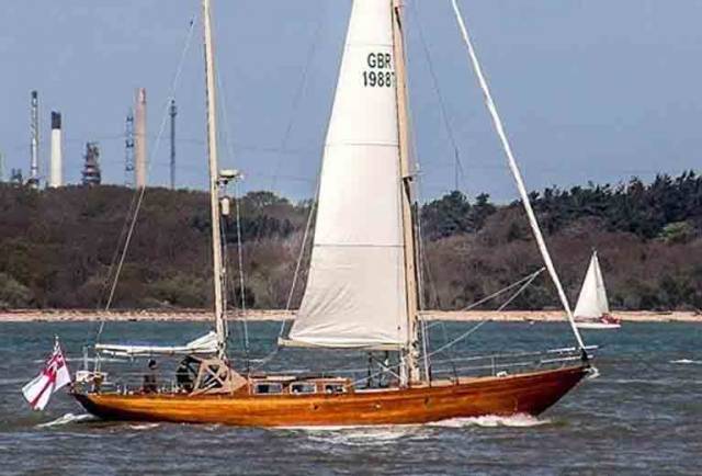 Local West Cork yacht Cuilaun of Kinsale, a 54 ft McGruer Ketch, is heading for the Glandore Classic Boat Festival on July 23rd