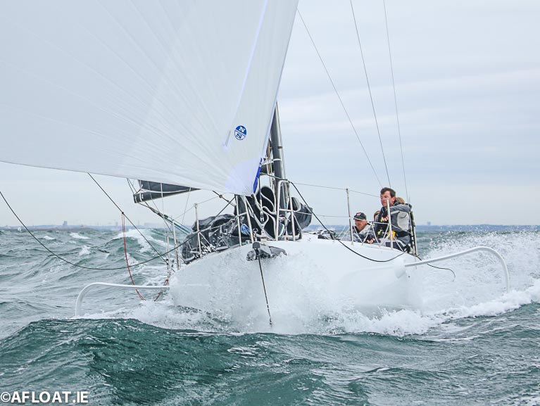 Conor Fogerty and Susan Glenny will race a foiling Figaro 3 yacht in next month's Round Ireland Race from Wicklow