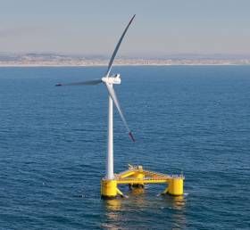 File image of an offshore wind turbine
