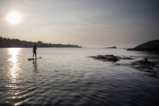 Stand-up paddling to Dalkey Island with Big Style