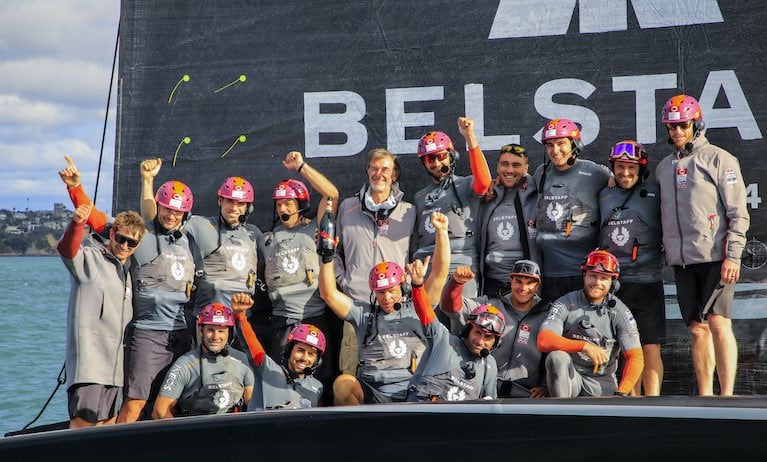 Sir Ben Ainslie’s team won their the fifth race in a row in the Round Robins