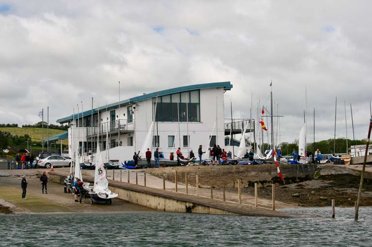 The fleet departs from Strangford Lough Yacht Club