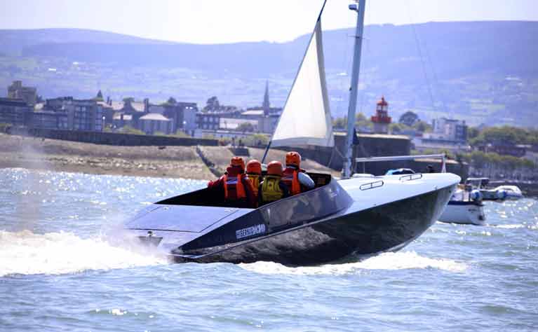 motor boat Dun Laoghaire