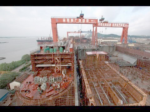 CONSTRUCTION OF TITANIC II IN CHINA
