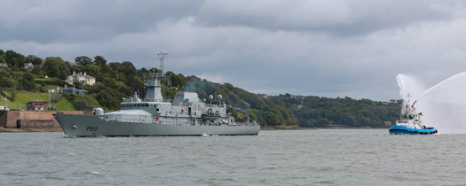 LÉ James Joyce welcomed to Cork Harbour