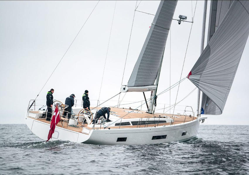  The first test sail for the new X5⁶ this past weekend off Haderslev in Denmark