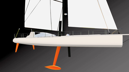 The Open 60 hull design
