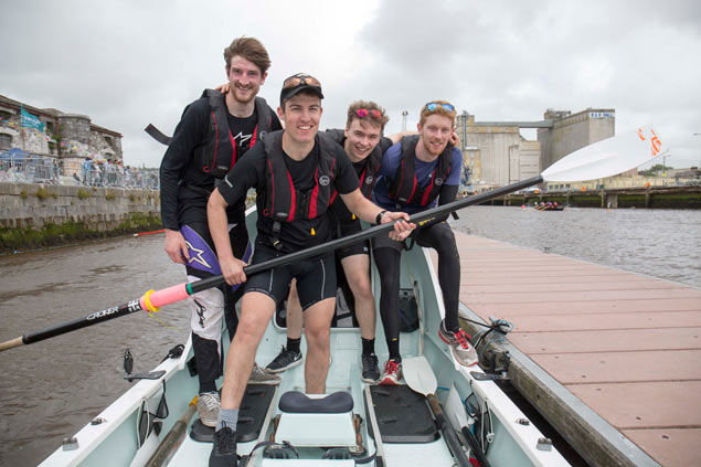 Team Relentless rowing Liberty