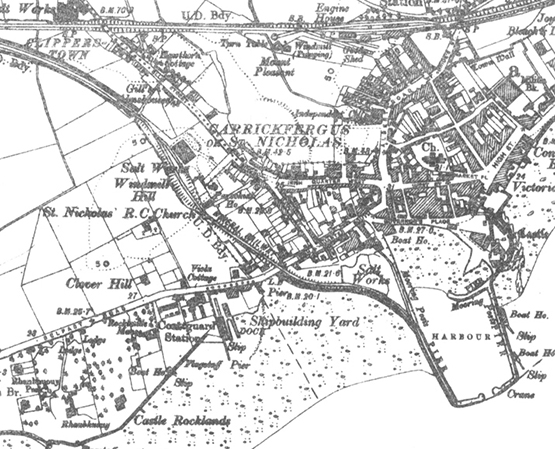 Carrickfergus around 1901.