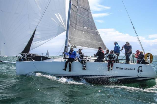 Tim Goodbody's White Mischief is one of four Dublin J109s competing at the ICRA Nationals at Royal Cork Yacht Club