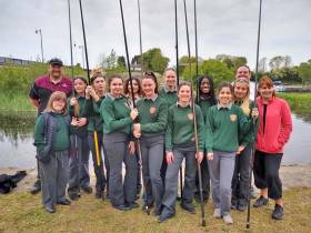 TY students from Lanesboro Community College visiting their local angling hub last week