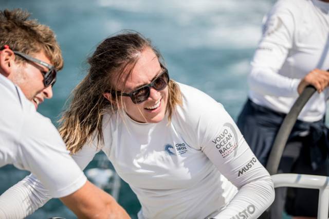 Grind on…..Annalise Murphy putting in the work on Turn the Tide on Plastic