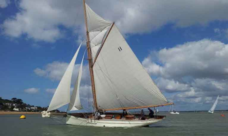 David Aisher's 60ft George Wanhill designed classic Thalia will sail to Cork this year for the tricentenary of Royal Cork Yacht Club