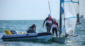 Rio Olympic Silver Medalist Annalise Murphy (pictured above centre) with crew Katie Tingle and coach Rory Fitzpatrick in her new 49erFX dinghy can look forward to a trebling of investment for elite athletes