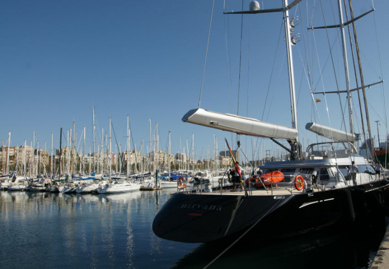 File image of the marina at Port Bell in Barcelona