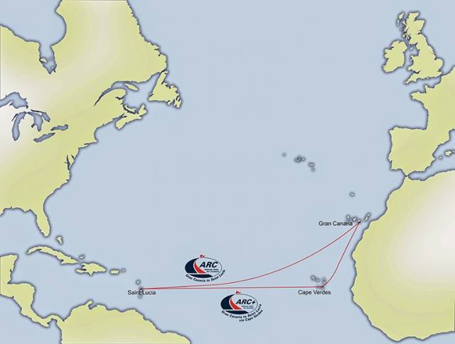 The ARC route across the Atlantic