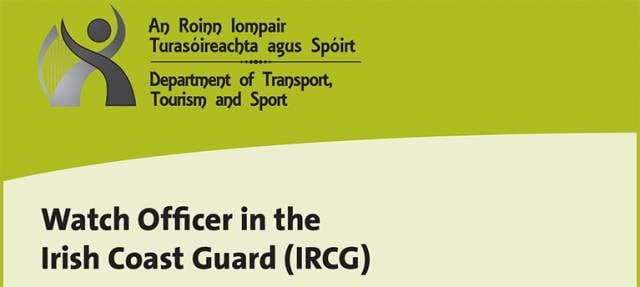 Watch Officer in the Irish Coast Guard (IRCG) – Job Vacancies