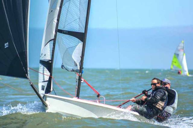 Howth Yacht Club's Neil Spain & Ross McDonald were second overall at the RS400 Easterns at Rush Sailing Club