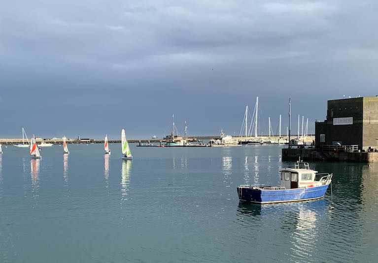 A body was recovered in the vicinity of Dun Laoghaire's Coal Harbour area  on Christmas Eve