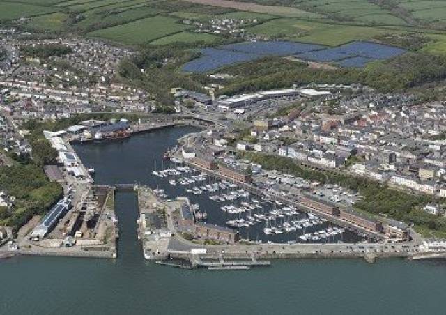Approval has been given to revision of Milford Waterfront's development's outlining planning consent. The site forms part of the Port of Milford Haven in south-west Wales which as Afloat adds celebrates its 60th anniversary this year. 