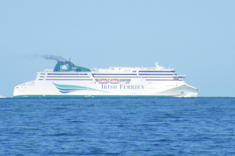 New measures introduced to deliver enhanced safety for passengers and crew on-board Irish Ferries. Above: cruiseferry W.B. Yeats captured in this AFLOAT photo having departed Dublin Port and when bound for Cherbourg, France.