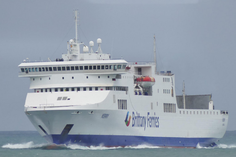 Brittany Ferries chartered ropax Kerry is tomorrow (Friday 28 Feb). due to make a revised maiden crossing departure time as Storm Jorge dictates sailing schedules on the new Ireland-Spain route between Rosslare Europort and Bilbao. 