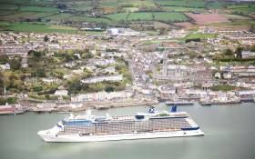 Celebrity Eclipse off Cobh was ranked second place at the inaugural Cruise Critic Cruisers’ Choice Destination Awards 