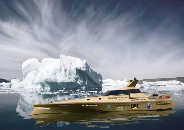 An artist’s impression of Thunder Child 2 in Arctic waters next summer