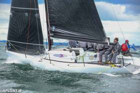 Royal Irish Yacht Club&#039;s Nigel Biggs has a four point lead of Division Two of the ICRA National Championships in Checkmate XVIII
