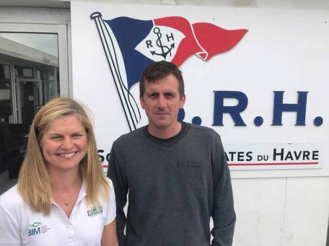 The 30-year-old Tom Dolan (above) from Kells, County Meath, will set out on his 32ft–yacht Smurfit Kappa to become the first Irish sailor in history to win the ‘rookie’ category. In a  first for Irish Sailing, two Irish solo sailors, Joan Mulloy (left) will be on the line for the La Solitaire Urgo Le Figaro this Sunday