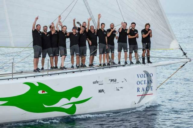 Portugal's campaign for its first entry in the Volvo Ocean Race 2020 has arrived in Barbados on Green Dragon, Ireland's 2009 VOR entry