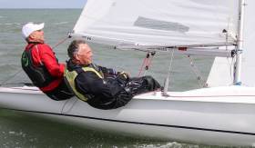 Sean Craig &amp; Alan Green (NYC) were the winners of the Flying Fifteen Southerns in Waterford Harbour