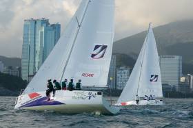 HYC&#039;s Diana Kissane and her crew competing in Busan, Korea this week