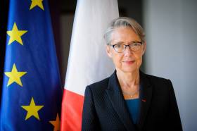 French Minister for Transport Elisabeth Borne