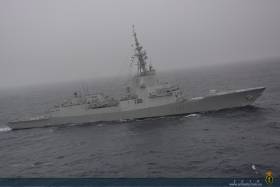 The “Álvaro de Bazán” class frigate belongs to the 31st Escort Squadron based in Ferrol, Corunna in north-west Spain. 