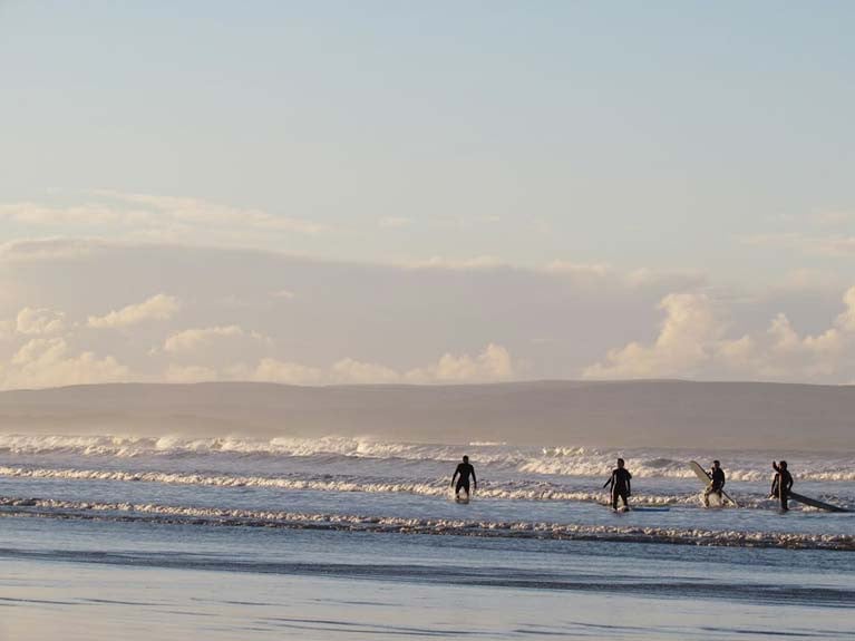 Surfing in County Mayo