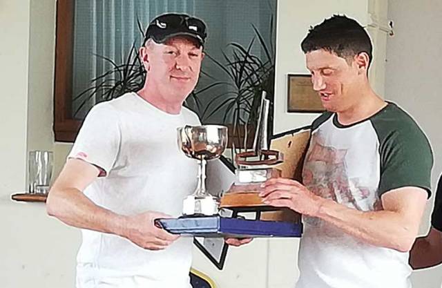GP14 Winners  - Damien Bracken (left) and Shane MacCarthy