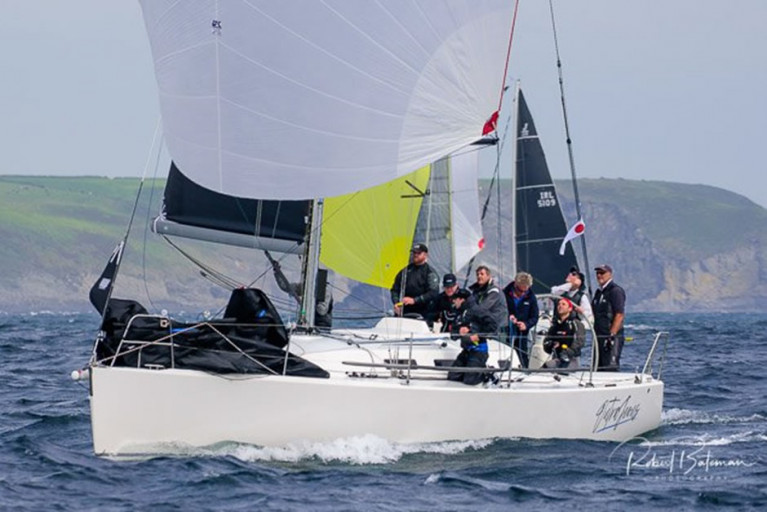 Dublin J109 Outrajeous from Howth competing in the 2019 Sovereign&#039;s Cup